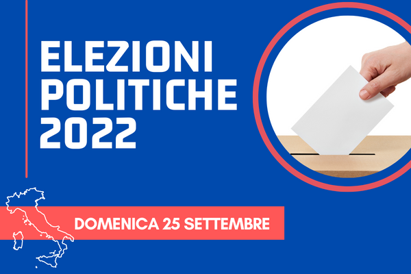 Elezioni politiche 2022 domenica 25 settembre